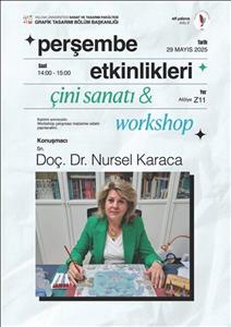 Doç. Dr. Nursel Karaca Çini Sanatı Workshop